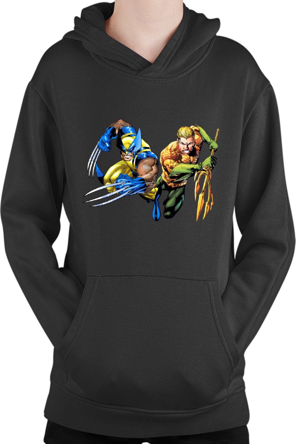 Hanorac copii Aquaman Wolverine Superhero Super Powers Wolf Cartoons DC