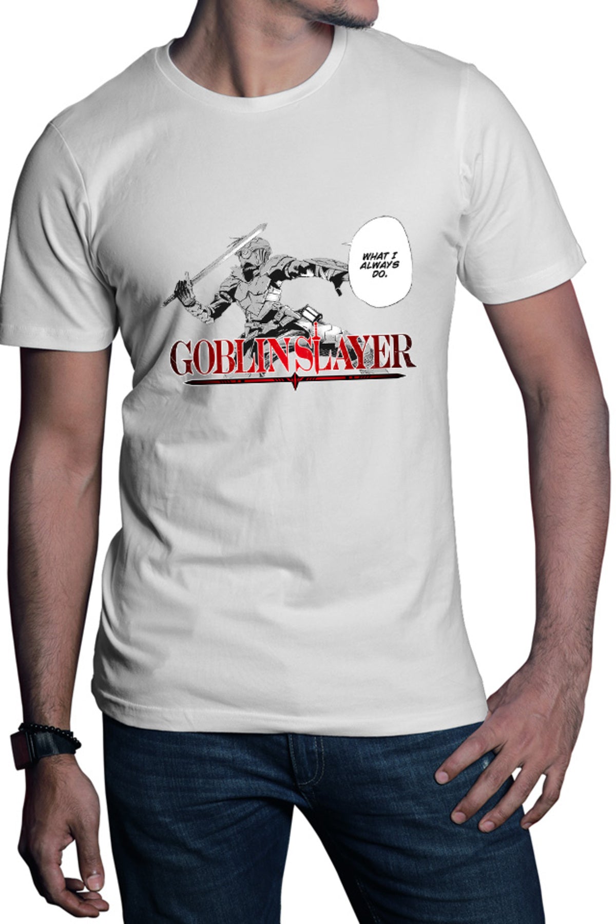 Tricou barbati Goblin Slayer Claymore Knight Fast Anime Shounen Martial Arts