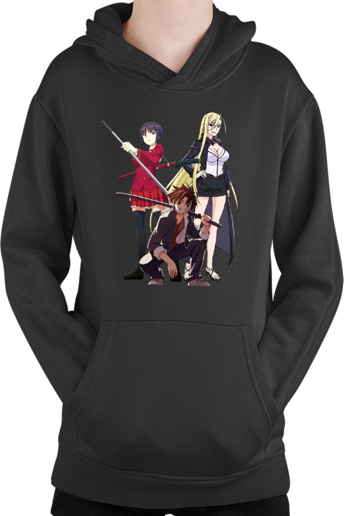 Hanorac copii UQ Holder Touta McDowell Orta Katana Sci-fi Anime School