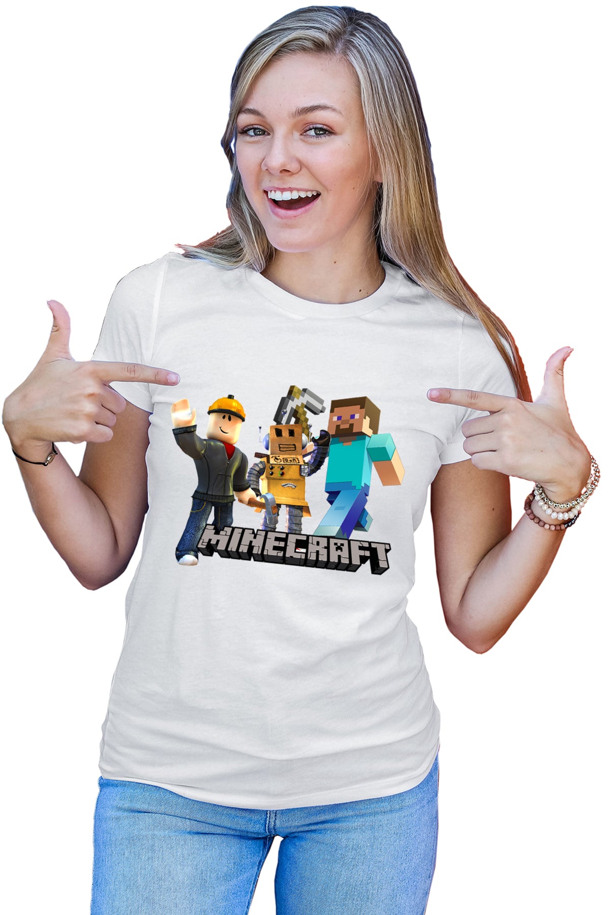 Tricou dama Roblox Minecraft Video Mcskins Tlauncher