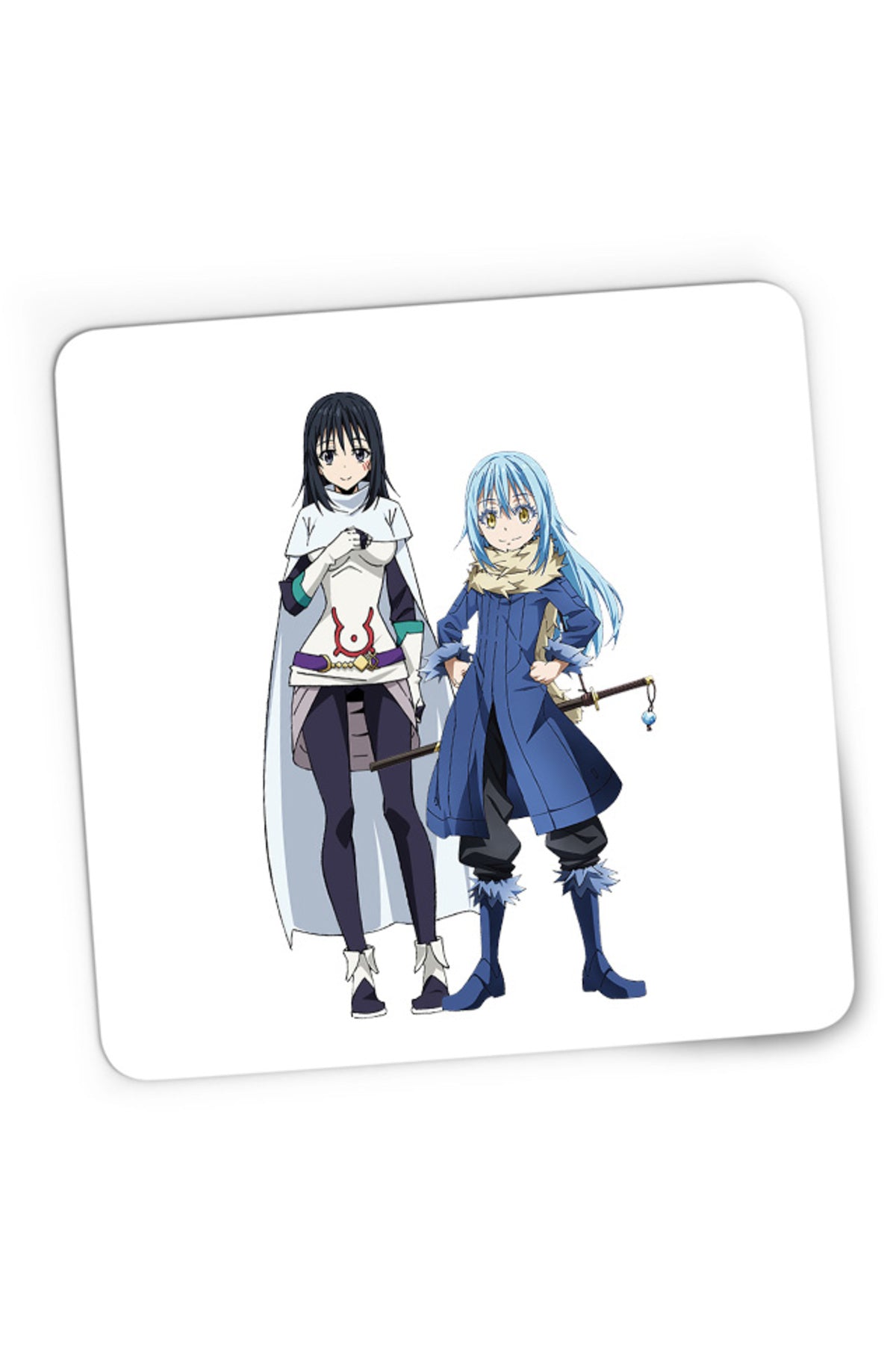 Mousepad Gaming TenSura Slime Isekai Shizue Rinmuru Master Student Fantasy, 21x19 cm