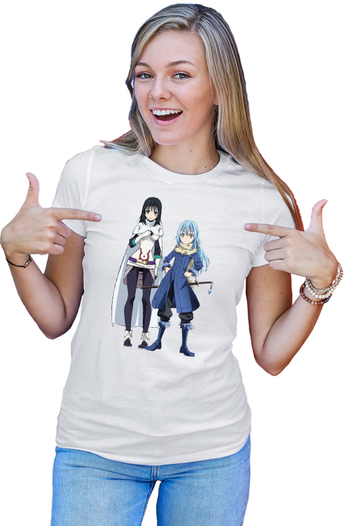 Tricou dama TenSura Slime Isekai Shizue Rinmuru Master Student Fantasy