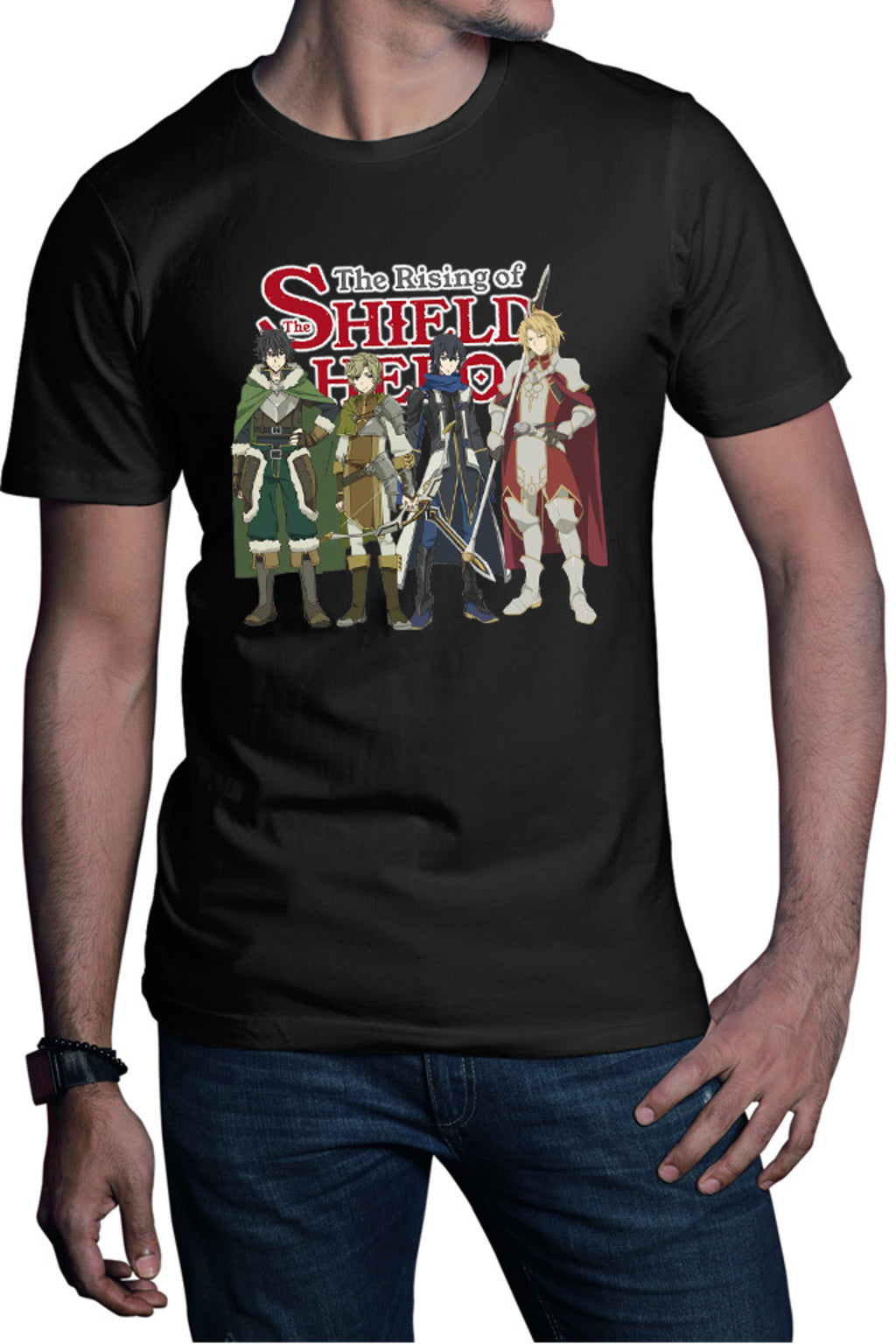 Tricou barbati Rising of the Shield Hero Naofumi Boruto Animekage