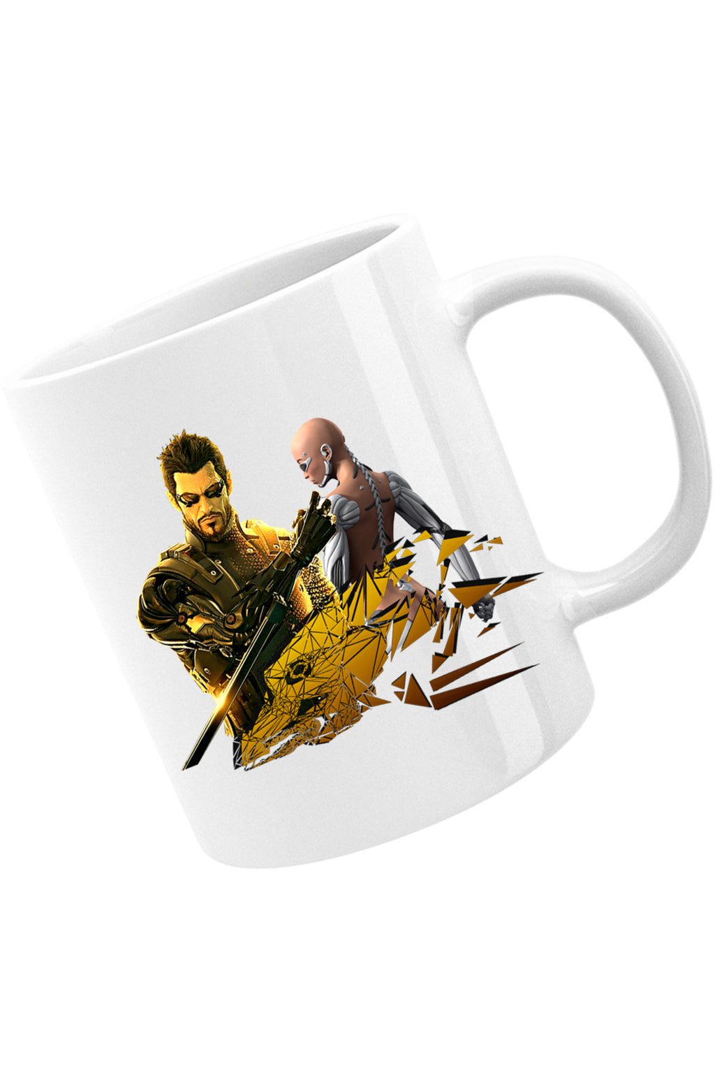 Cana Deus Ex Cyborg Human Revolution Video Game, alba, 330 ml