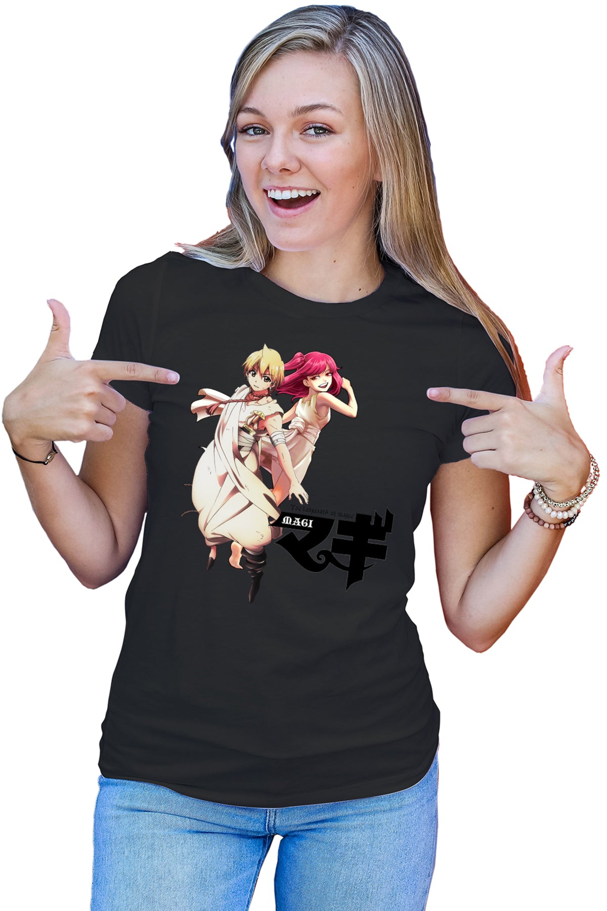 Tricou dama Magi The Labyrinth of Magic Ringke Morgiana Heroes