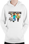 Hanorac copii Minecraft Go Mining Gold Power Red Stone Farm