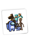 Mousepad Gaming Among Discord Baby Groot Minecraft Diamond Sword, 21x19 cm