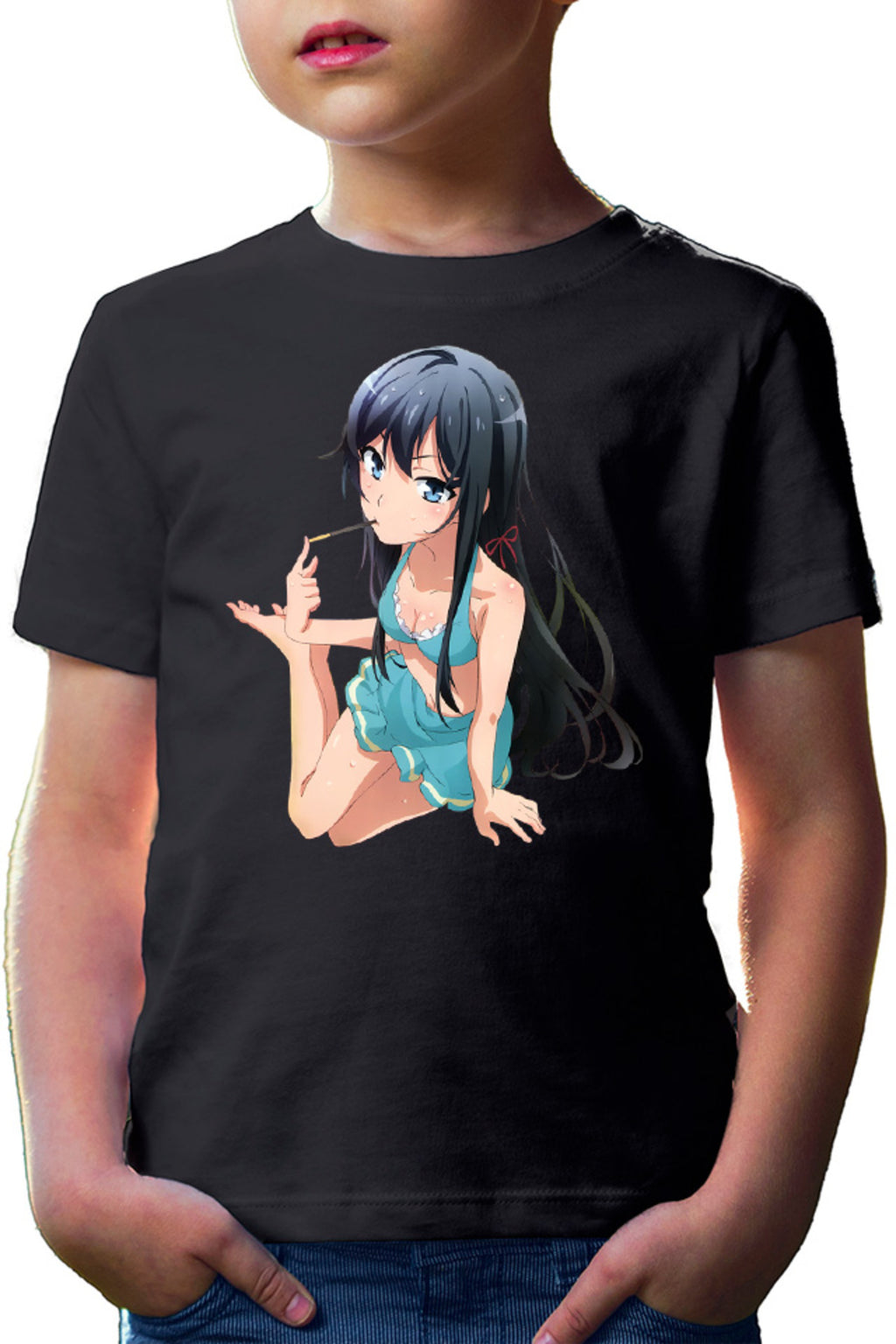 Tricou copii OreGairu Yukino Swim Suit Summer Pocky