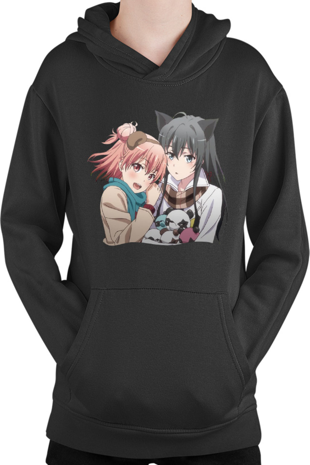 Hanorac copii OreGairu School Panda Bear Girls Anime Ponkan