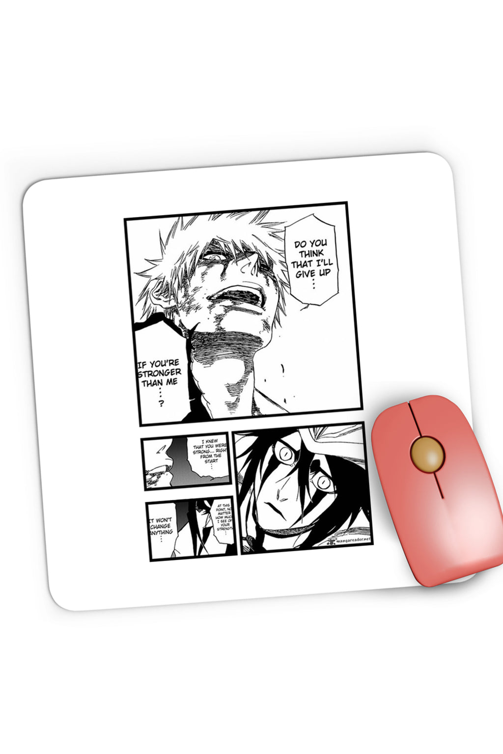 Mousepad Gaming Bleach Ichigo Duplo Ninja Cosplay, 21x19 cm