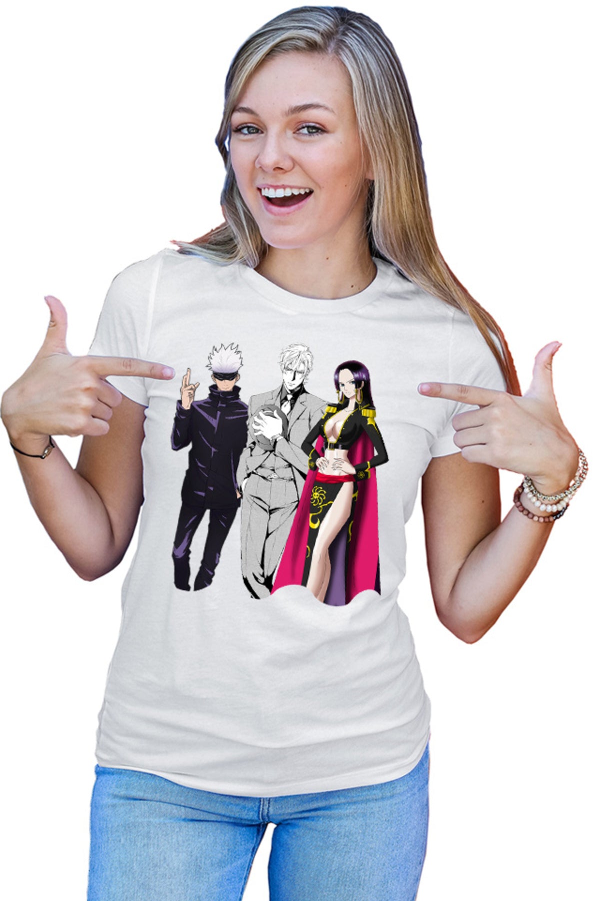Tricou dama Finder Asami Maxim Jujutsu Kaisen One Piece