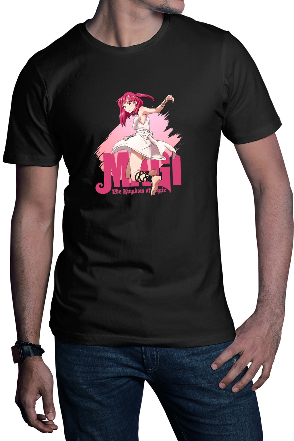 Tricou barbati Magi The Labyrinth of Magic Aternos Jump Portal