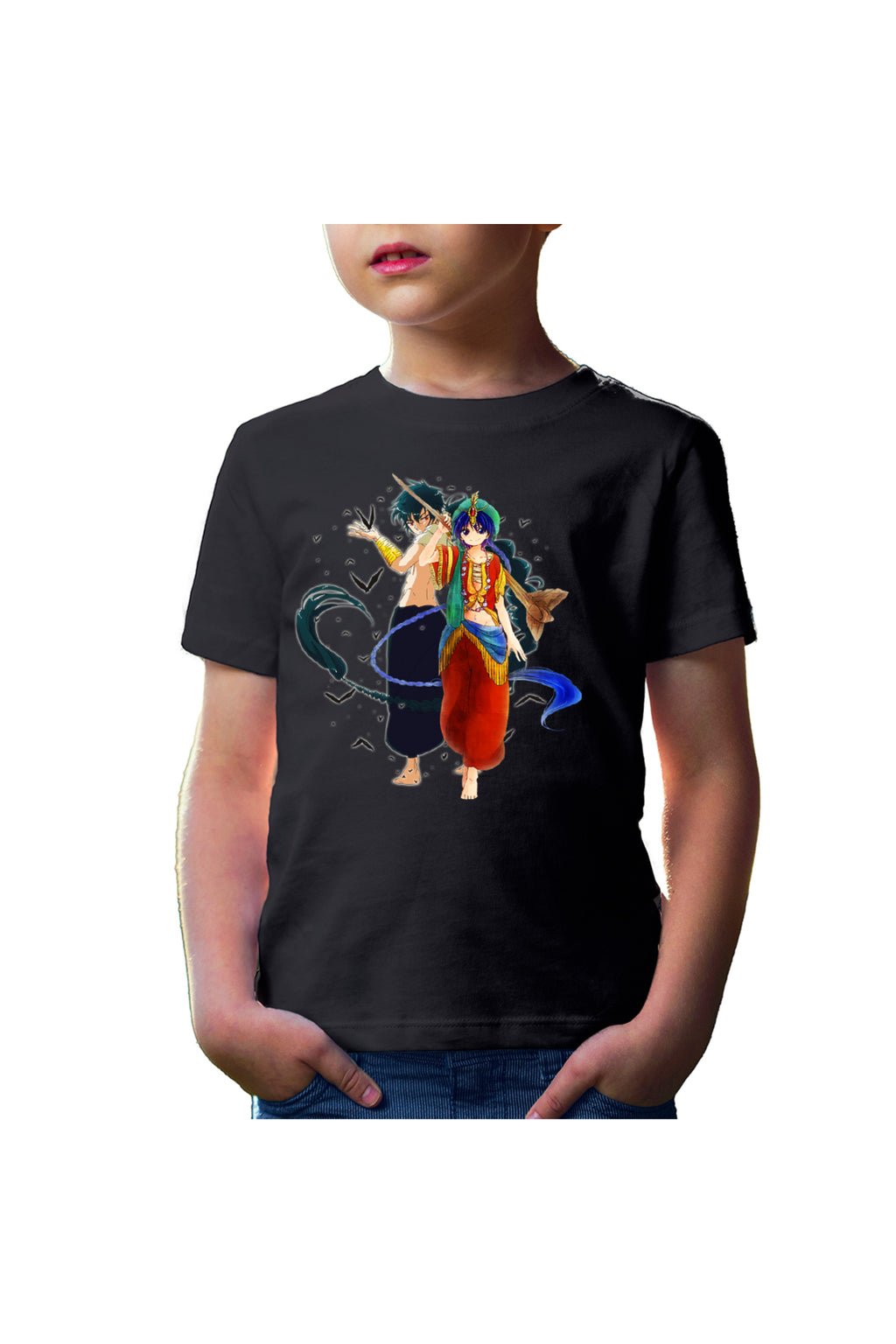 Tricou copii Magi The Labyrinth of Magic Aladin Anime Kage