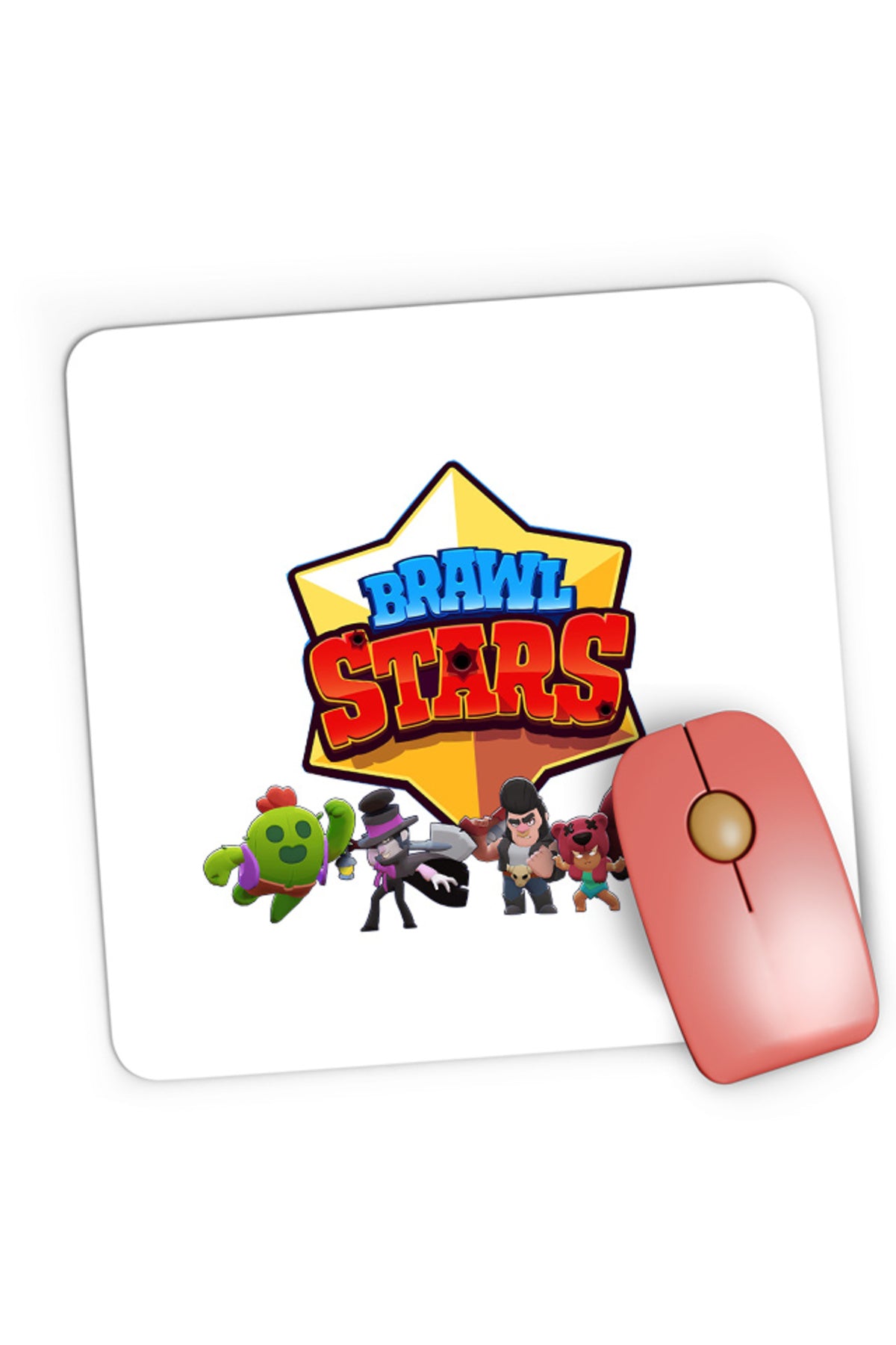 Mousepad Gaming Brawl Stars Full Team Shooter Mobile Game Classes, 21x19 cm