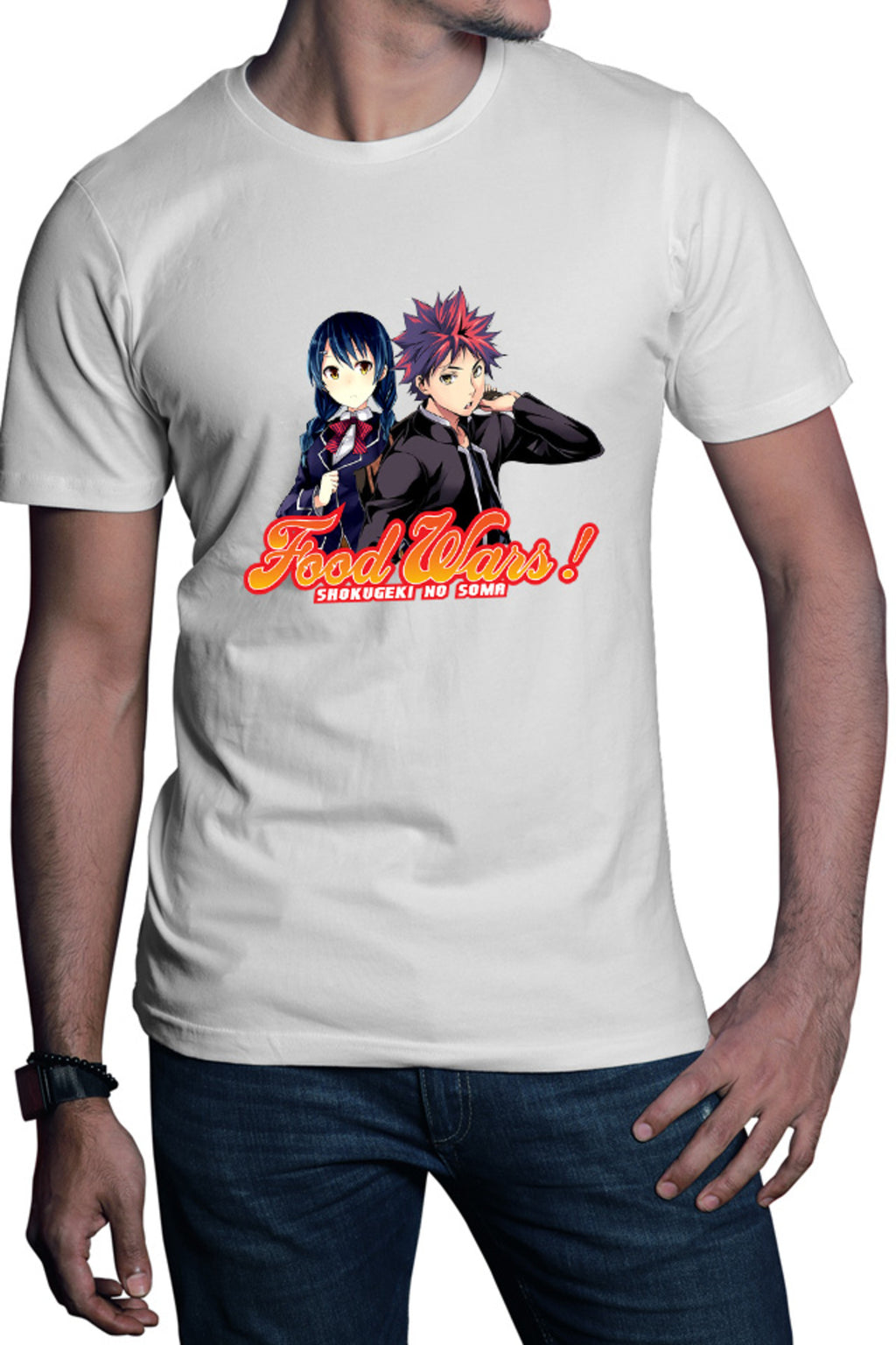 Tricou barbati Food Wars Souma Megumi School Competition