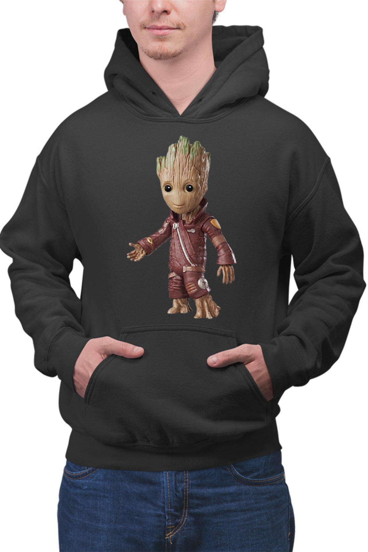 Hanorac barbati Baby Groot Small Plant Marvel Universe Superheroes