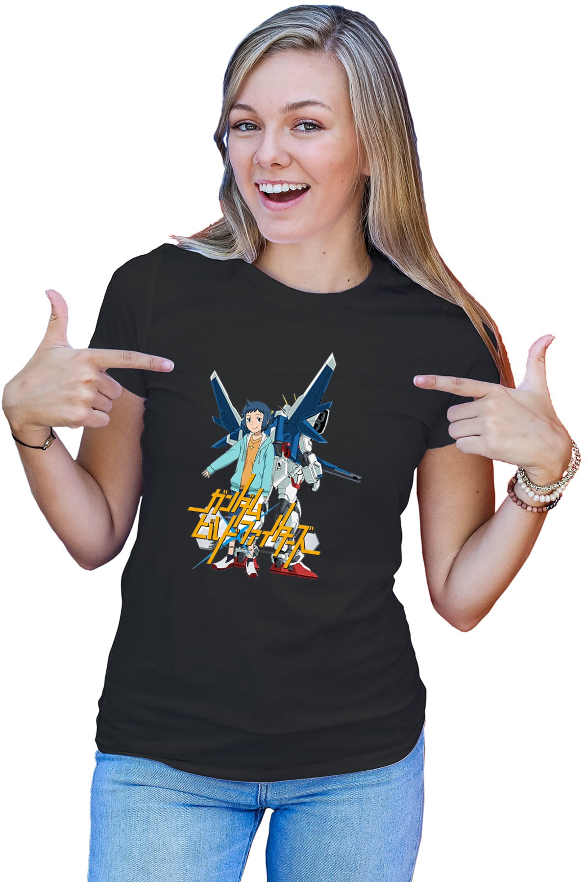 Tricou dama dam Build Fighters Sei Robot