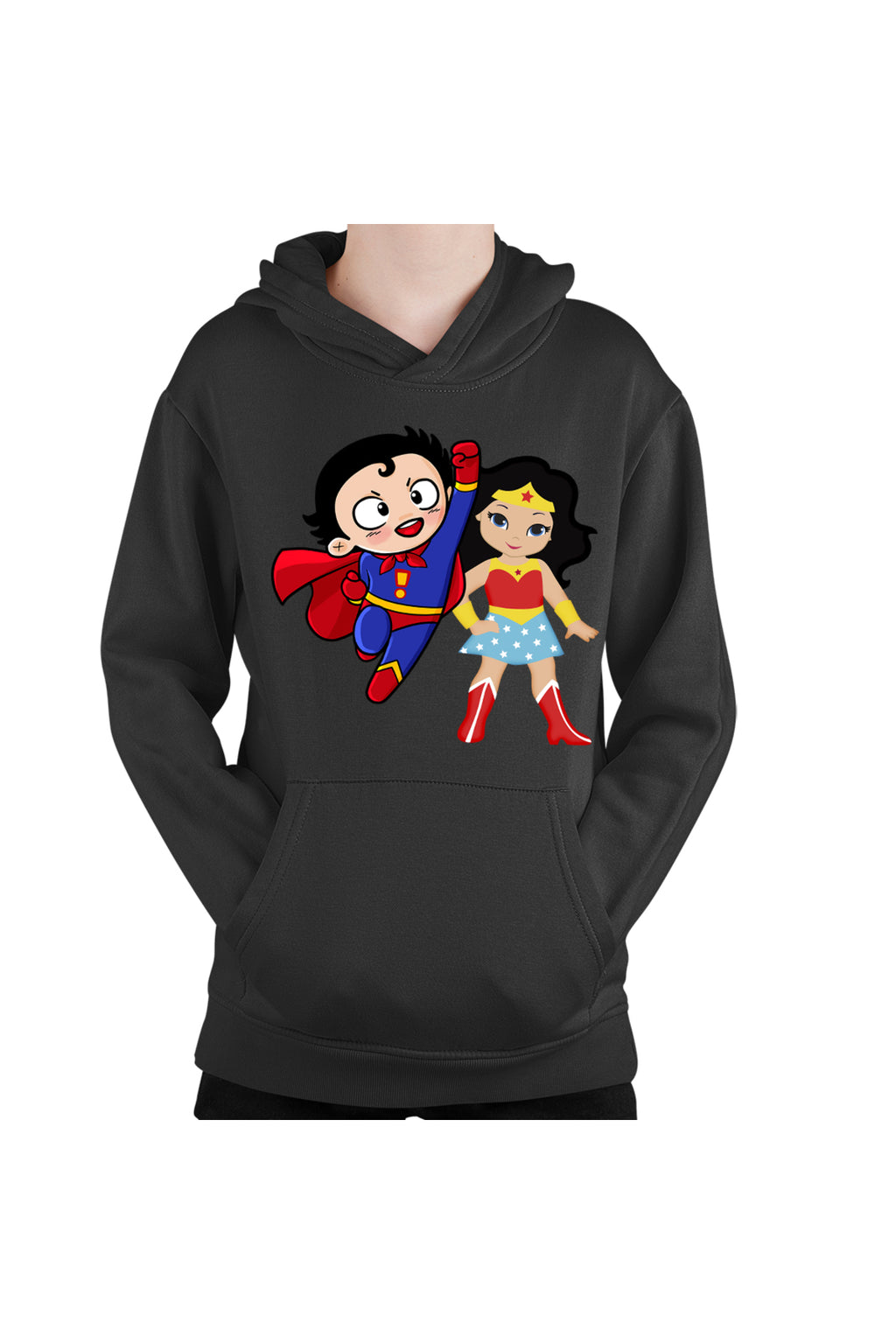 Hanorac copii Superman Wonder Woman Cartoon Hero Comics