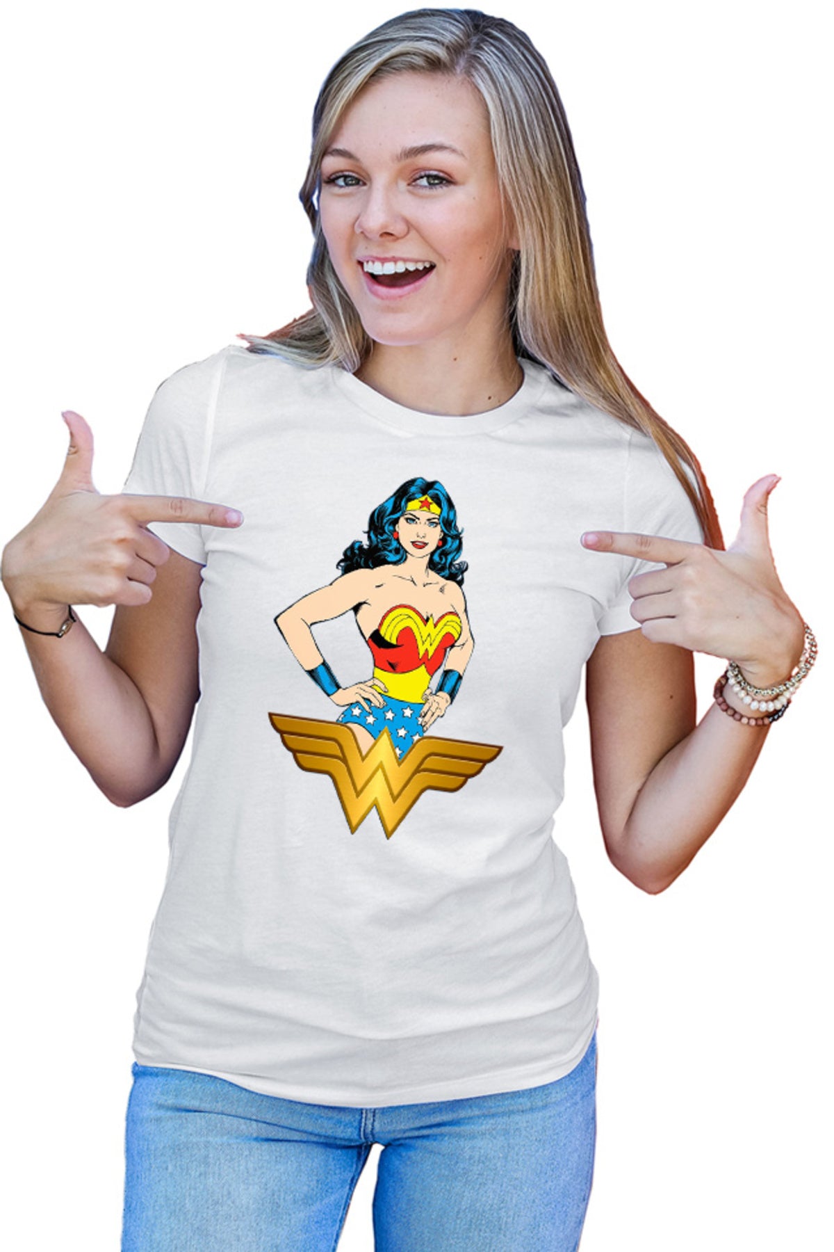 Tricou dama Wonder Woman Symbol Adventure Help Psychology