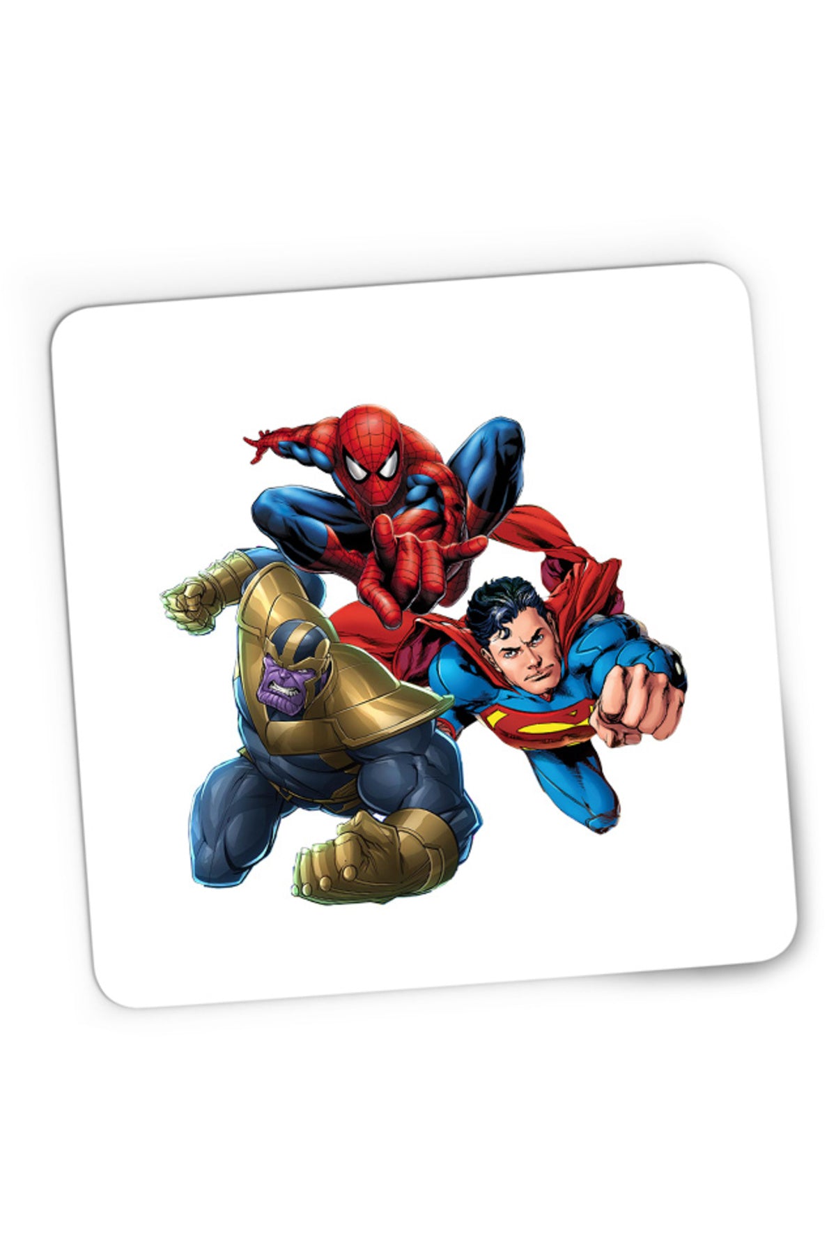 Mousepad Gaming Thanos Superman Spiderman Hero Gems Avangers, 21x19 cm