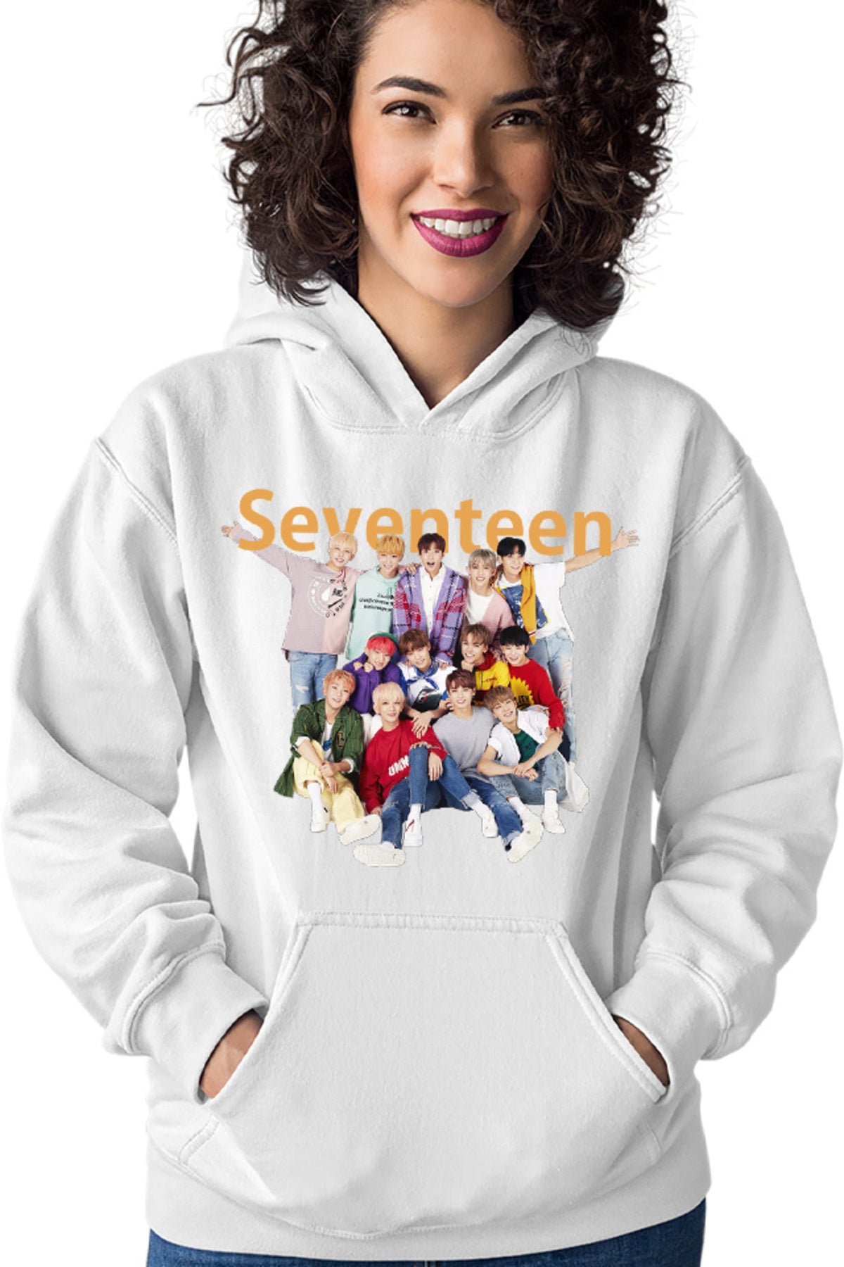 Hanorac dama Seventeen Group Members Fan Page Boys K-Pop