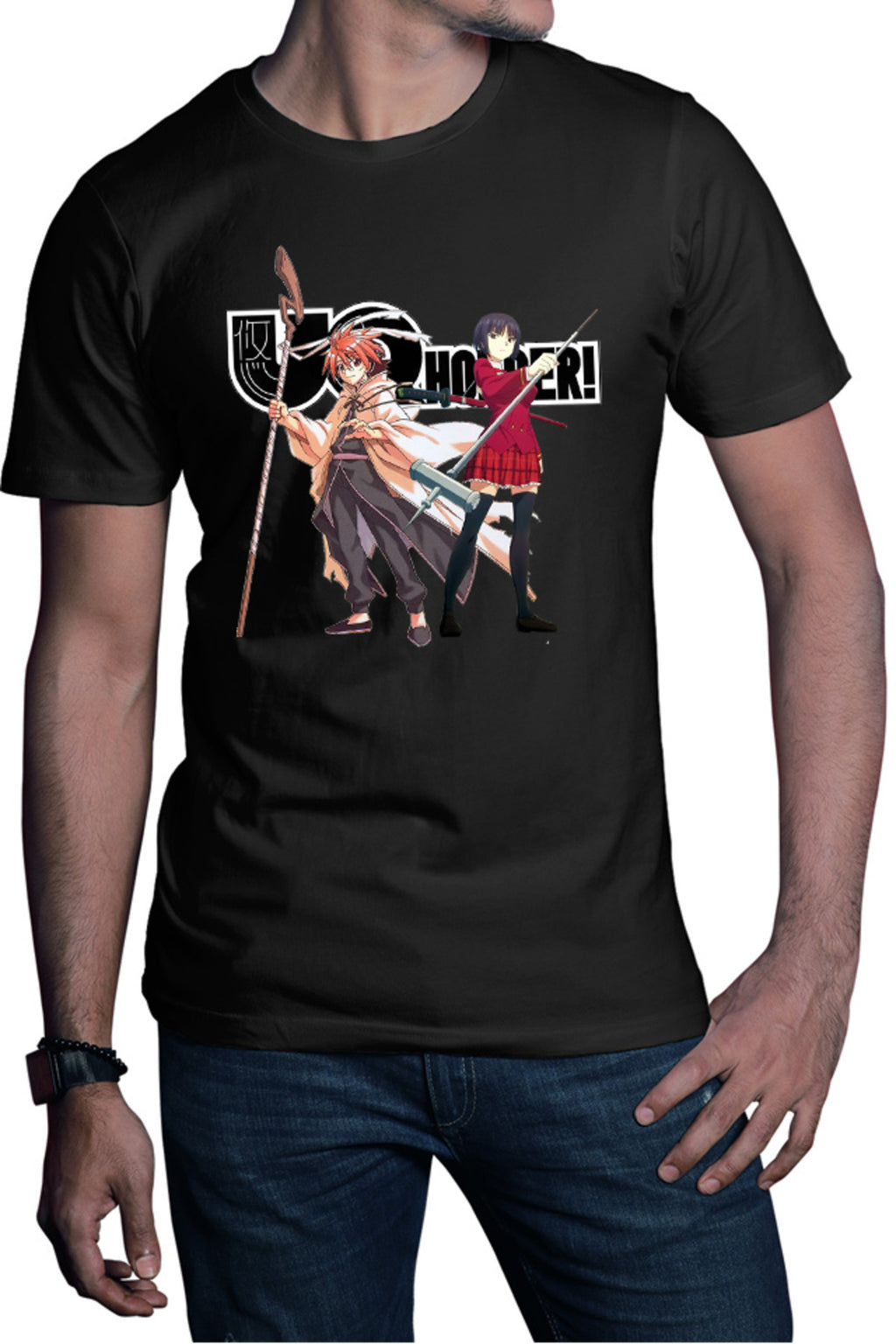 Tricou barbati UQ Holder Negi Orte Ken Akamatsu Anime