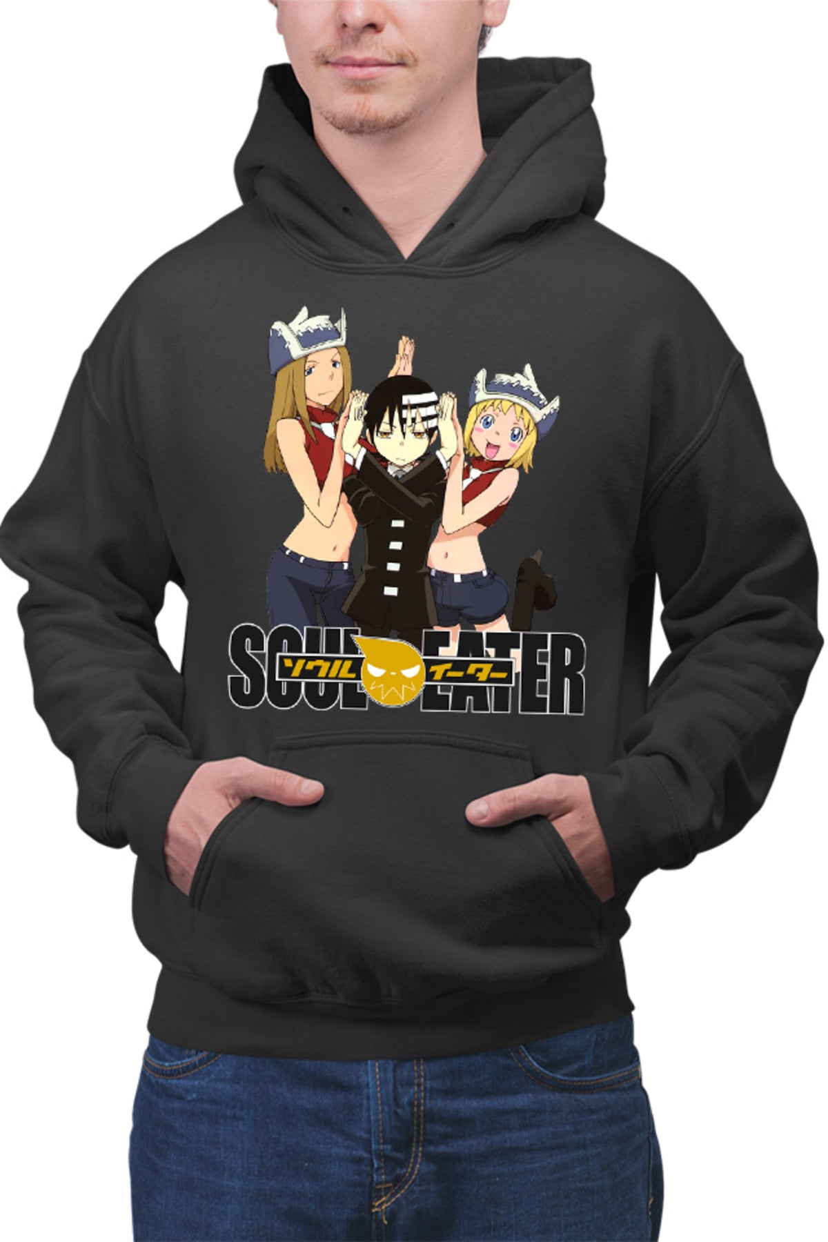 Hanorac barbati Soul Eater Death the Kid Patricia Elizabeth Clap