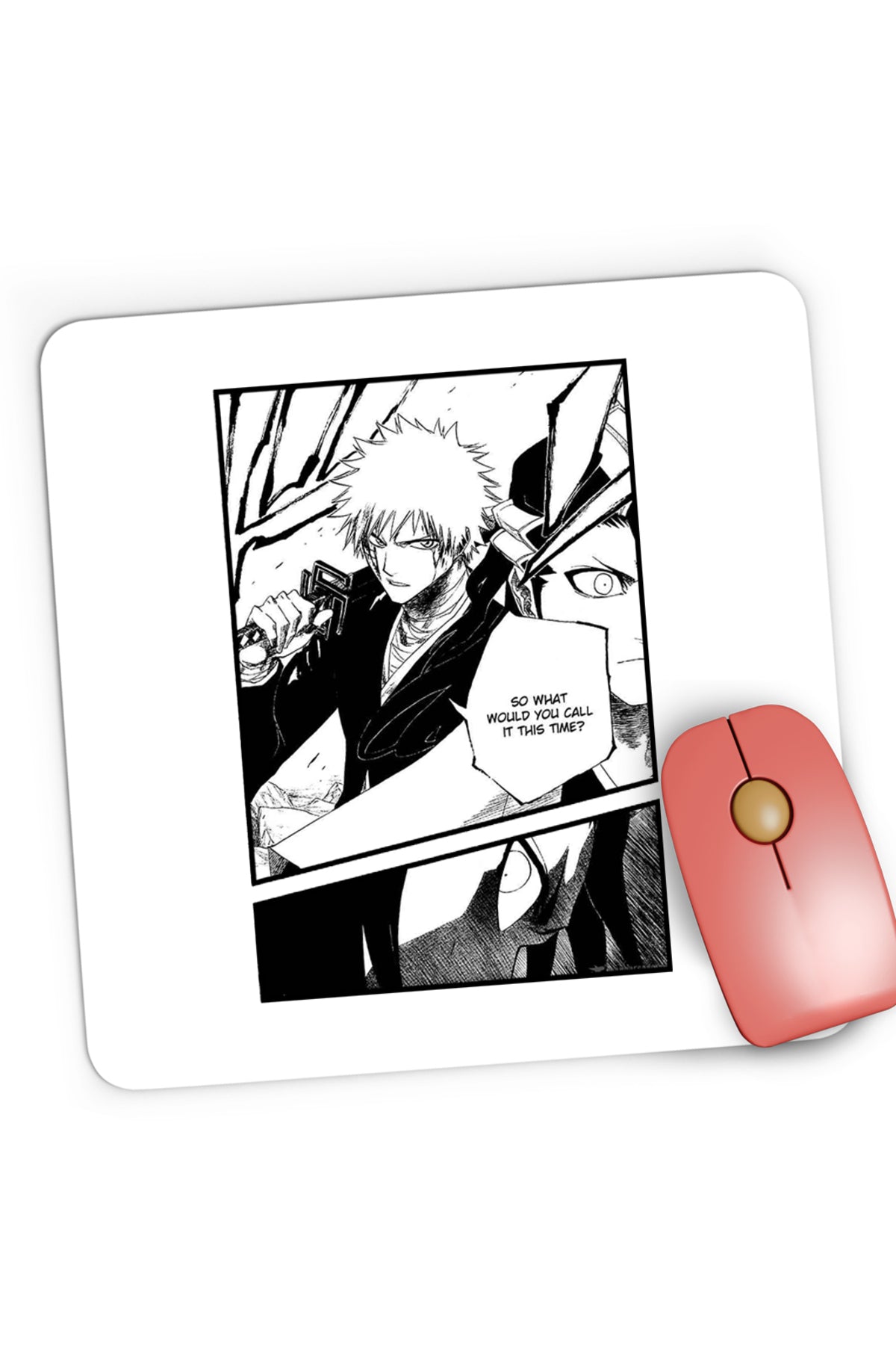 Mousepad Gaming Bleach Manga Panel Scene Soul Reaper, 21x19 cm