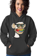 Hanorac dama NFT Monkey Sell Online Art Colors Humanoid