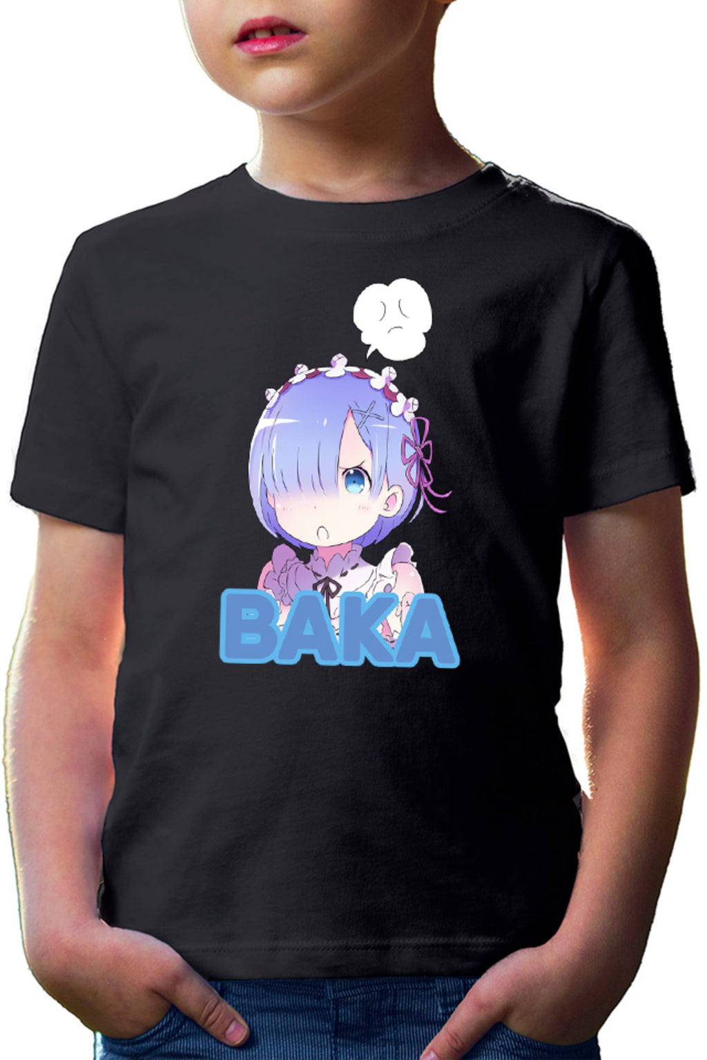 Tricou copii Re Zero REM Baka Tappei Nagatsuki Isekai Light Novel