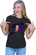 Tricou dama Fairy Tail Logo Emblem Naruto Chibi