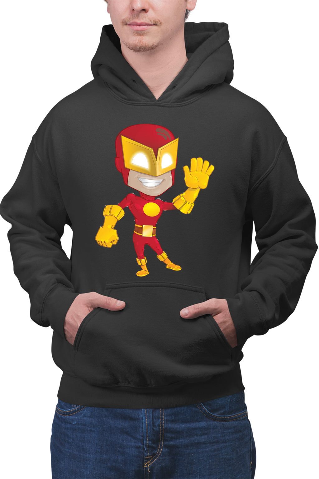 Hanorac barbati The Flash Superhero Cartoon Comics