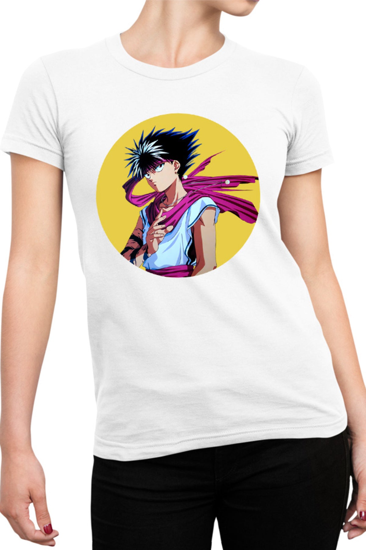 Tricou dama Yu Yu Hakusho Hiei Powers Mangaka Season