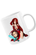 Cana Fairy Tail Demon Slayer Erza Tanjirou Minecraft, alba, 330 ml