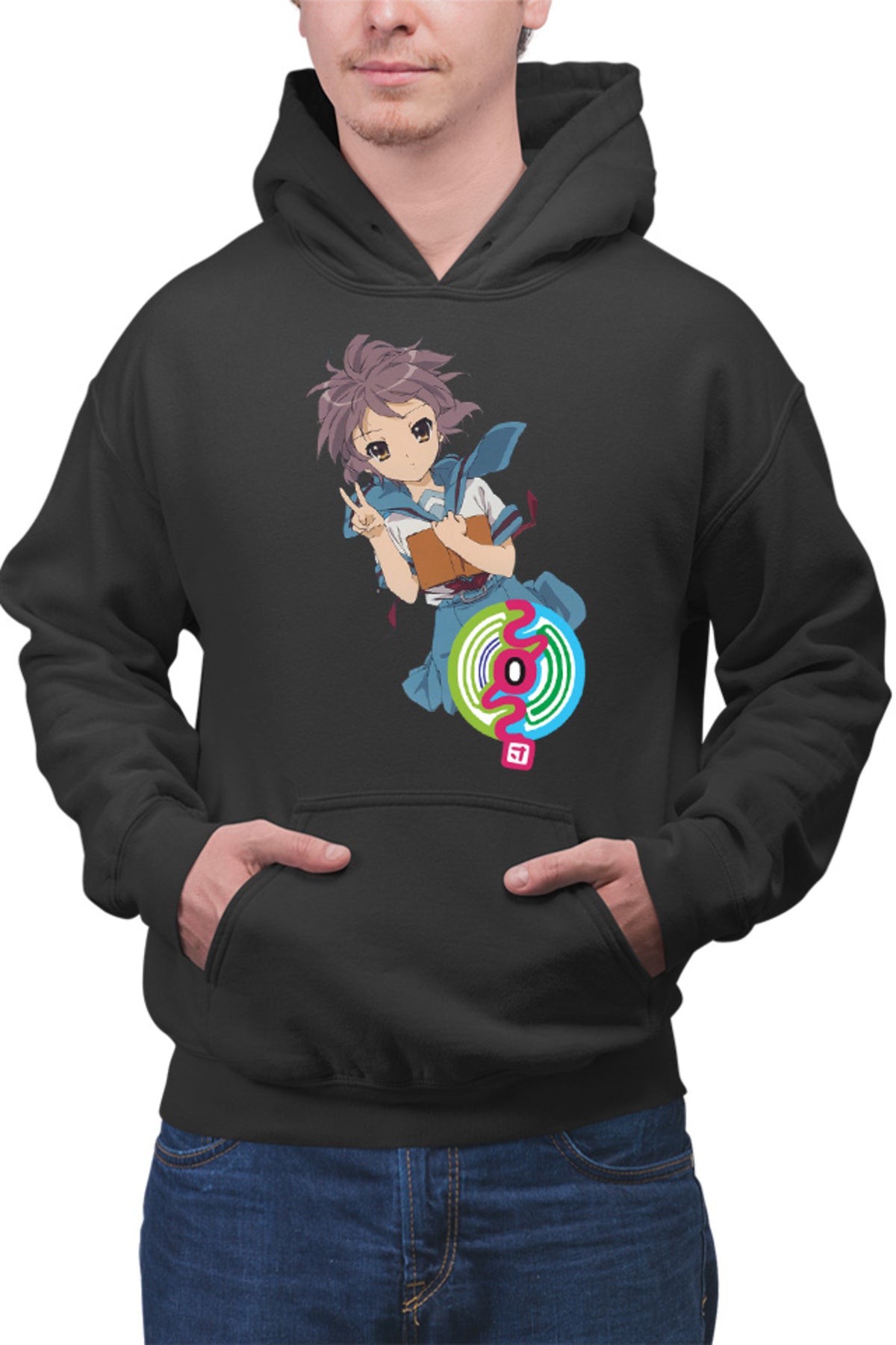 Hanorac barbati Haruhi Suzumiya Yuki SOS Manga Comedy Marvel