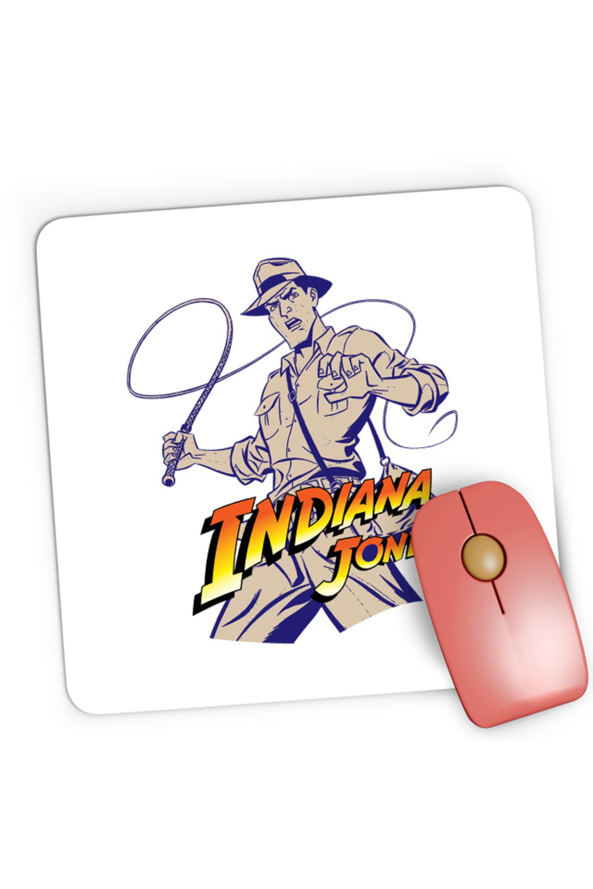 Mousepad Gaming Indiana Jones American Dr. Henry Walton Archaeology, 21x19 cm