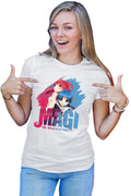 Tricou dama Magi The Labyrinth of Magic Morgiana Alladin Brush Logo