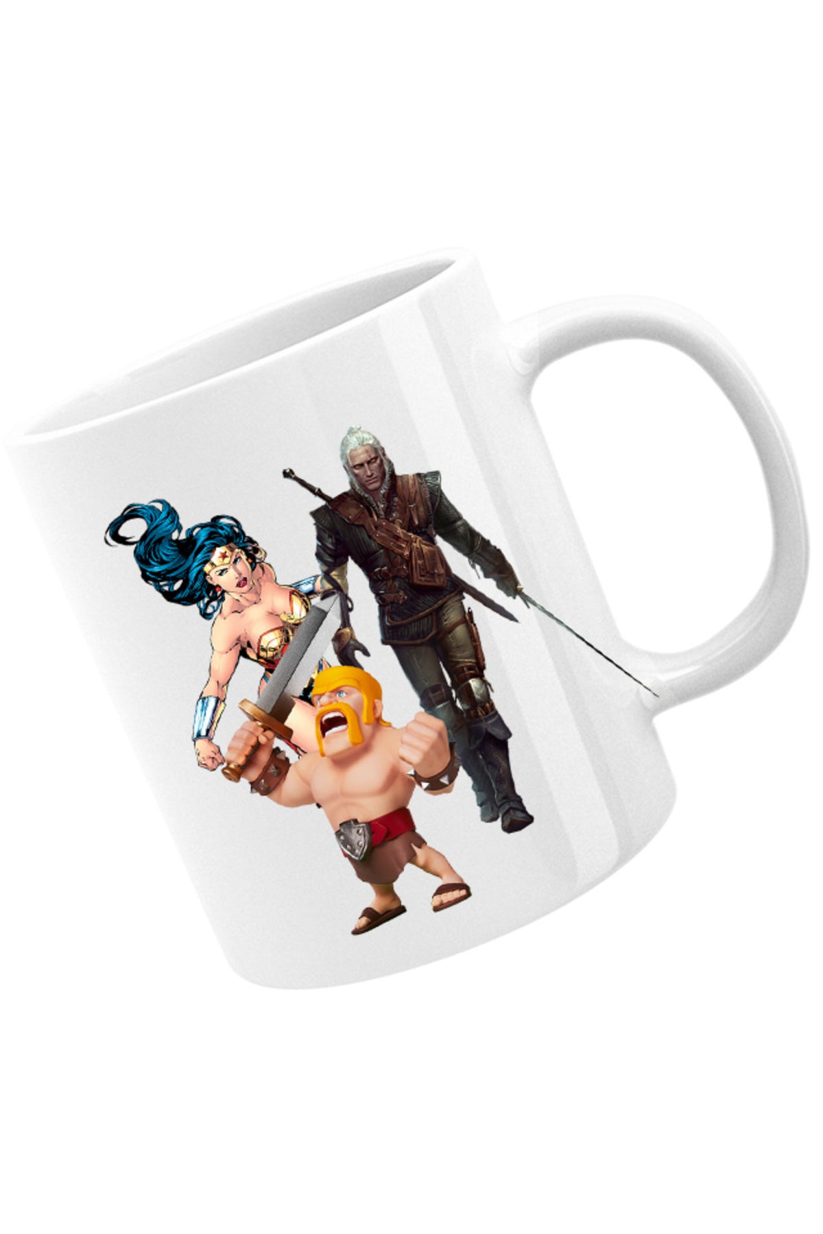 Cana Clash of Clans Witcher Wonder Woman Infantry, alba, 330 ml