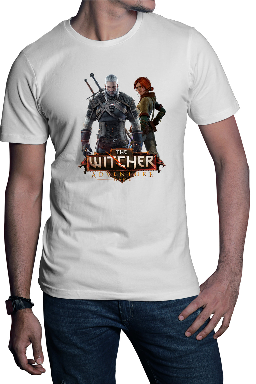 Tricou barbati The Witcher Eskel Thronebreaker Tales Wild Heart