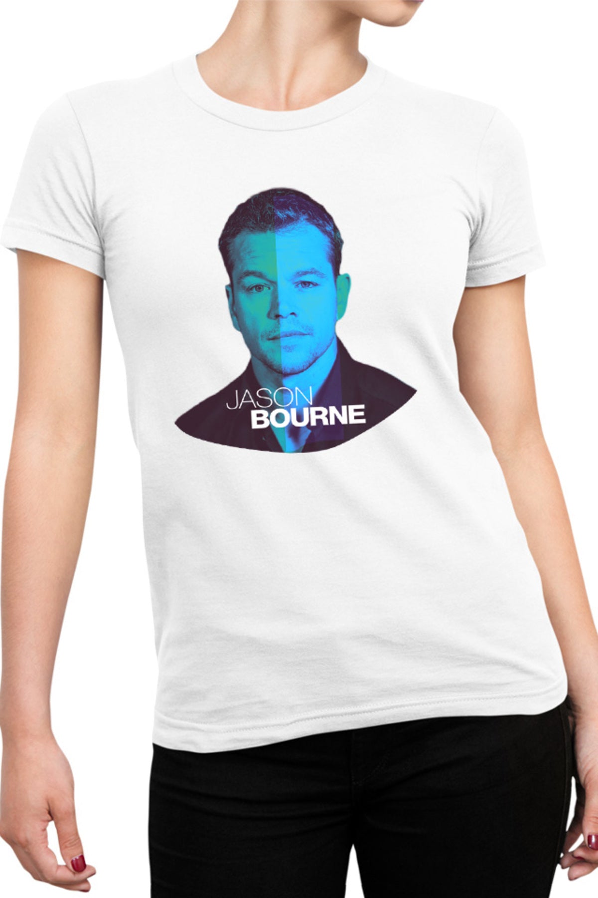 Tricou dama Bourne Portret Cool Men Detective Police