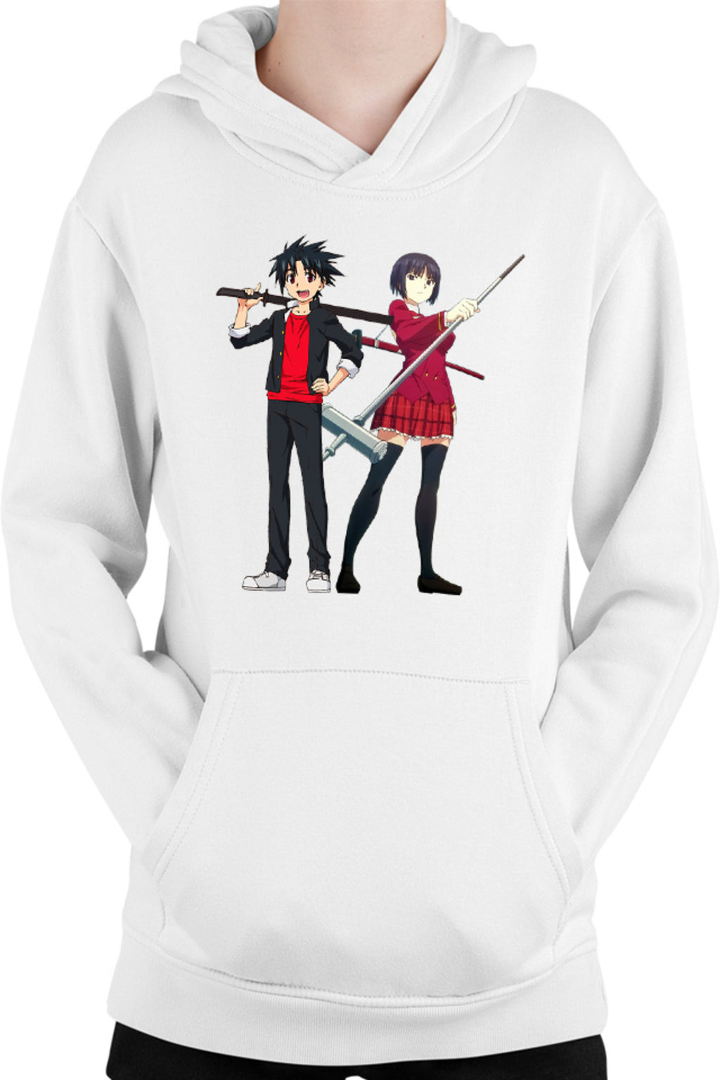Hanorac copii UQ Holder Touta Orte Kataka Fighters School Uniform Slice of Life