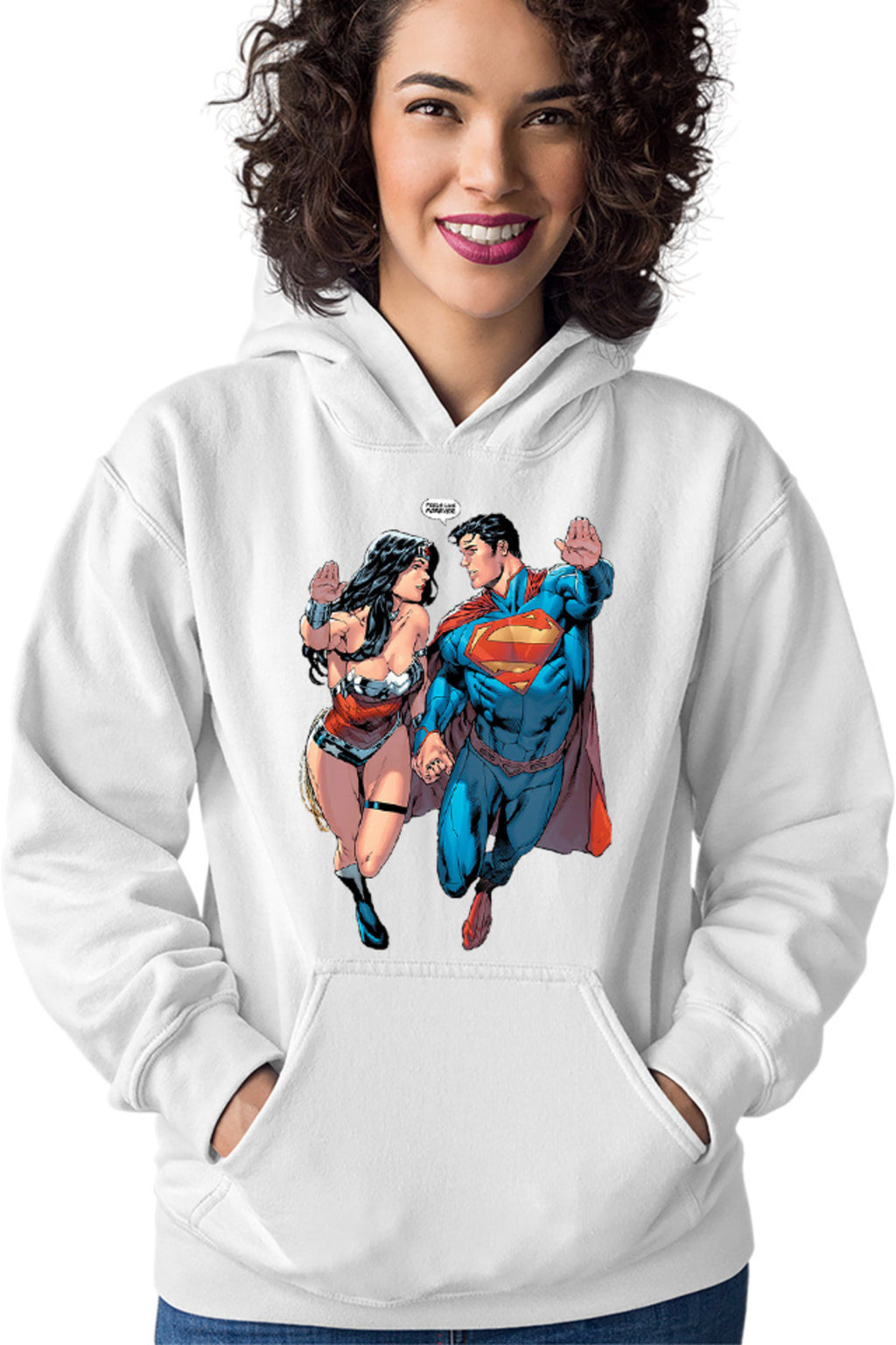 Hanorac dama Wonder Woman Superman Lovers Superpowers American Heroes