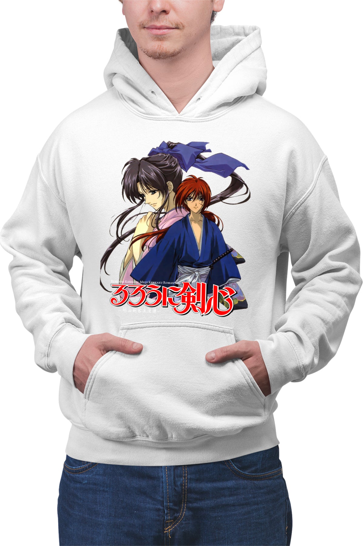 Hanorac barbati Rurouni Kenshin Kaori Couple Anime Monster