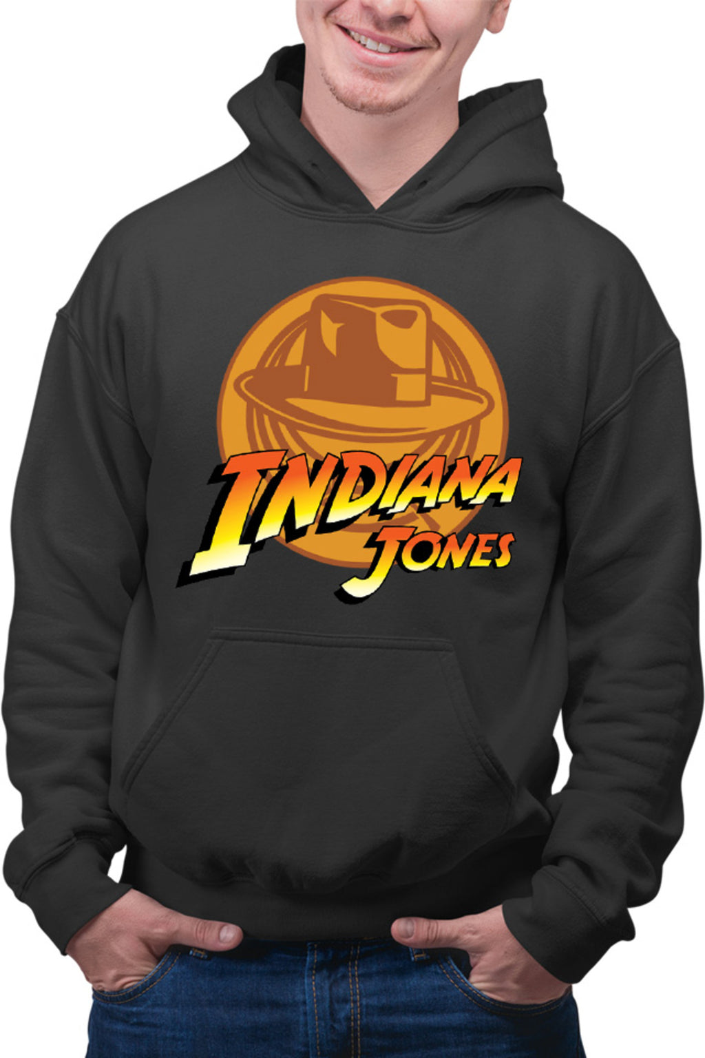 Hanorac barbati Indiana Jones Logo TV Series Cool Savana Texas US