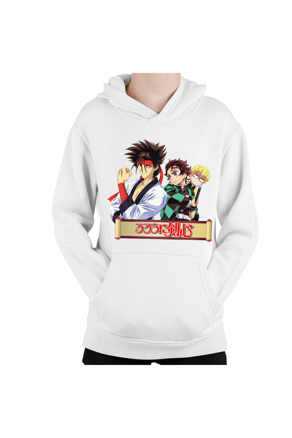 Hanorac copii Rurouni Kenshin Sanosuke Tanjiro Zenitsu Scared
