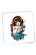 Mousepad Gaming Haruhi Suzumiya Energic Anime Supranatural , 21x19 cm
