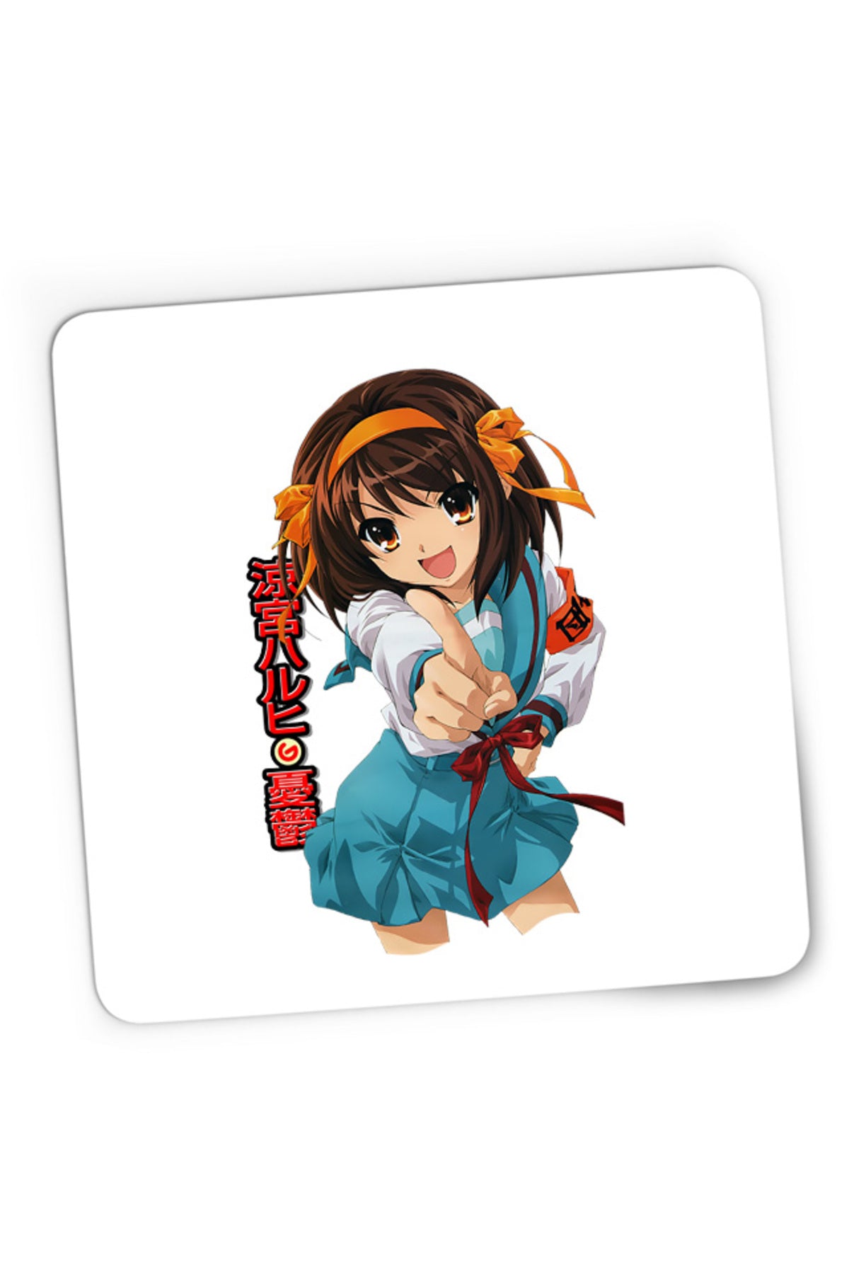 Mousepad Gaming Haruhi Suzumiya Energic Anime Supranatural , 21x19 cm