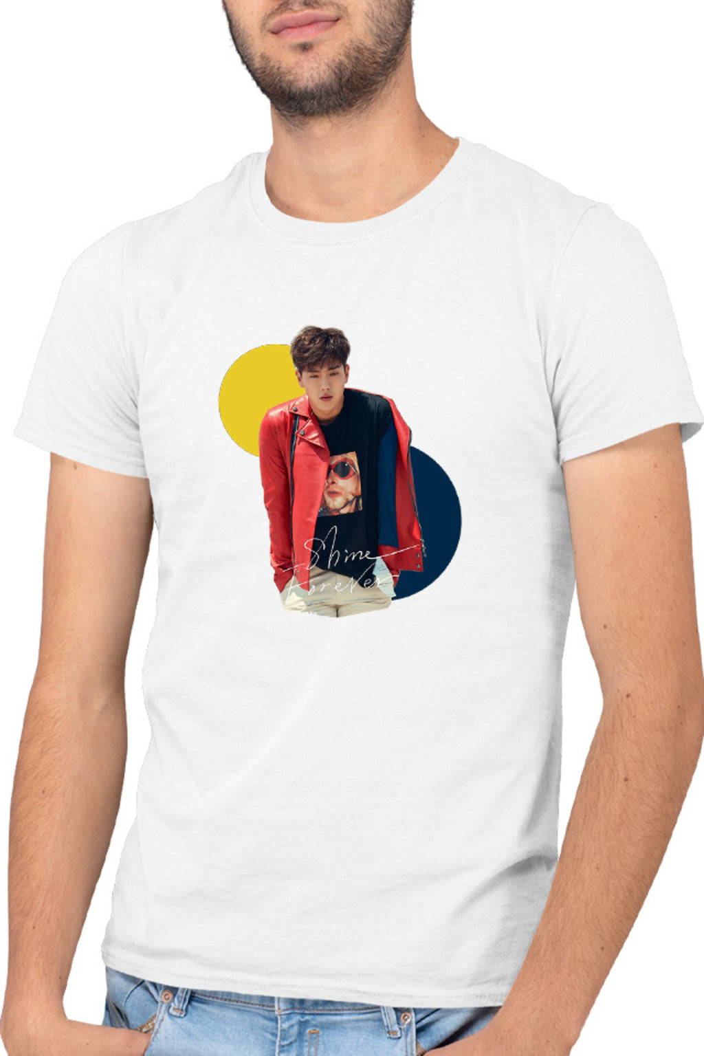 Tricou barbati MonstaX Shine Forever Cold Weather Idol K-Pop Origins