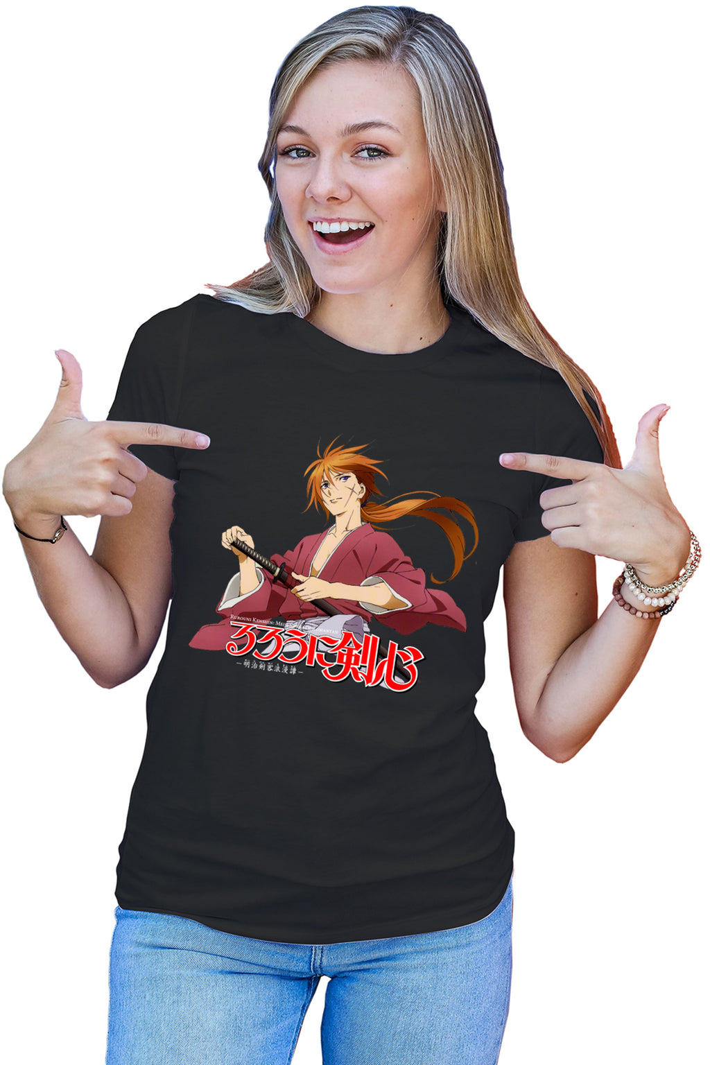 Tricou dama Rurouni Kenshin Sword Nobuhiro Watsuki