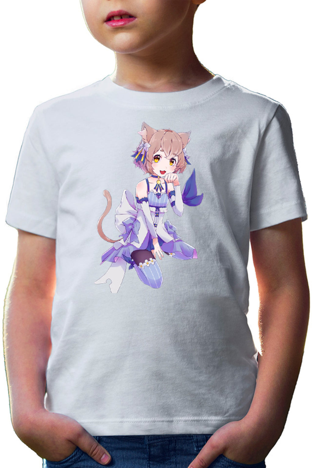 Tricou copii Re Zero Felix Supportive Sleepy Otaku Cosplay Nya